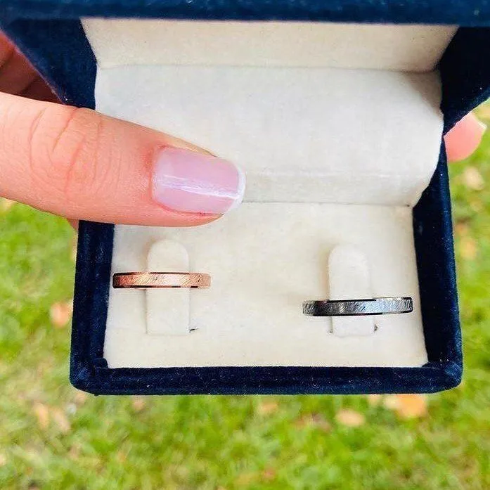 Eskitme Motif Retro Alyans