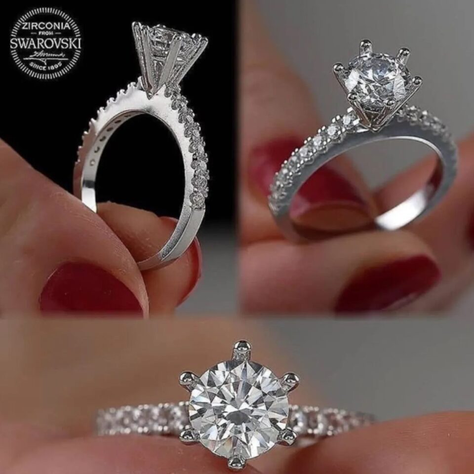 6 Tırnak Tektaş Yüzük